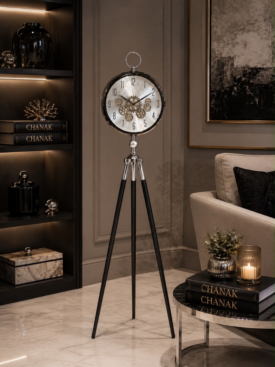 DEKORASYON- CNK-2126 TRİPOT METAL SAAT